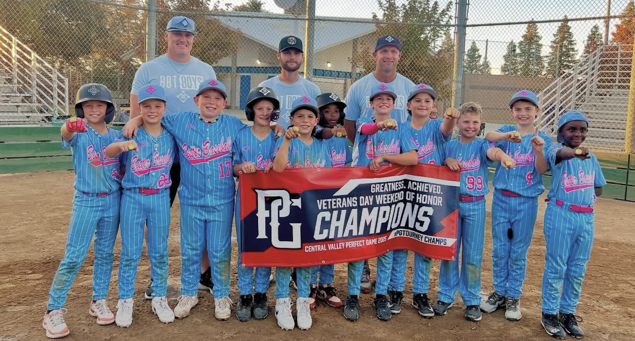 Better Baseball Training youth players preparing for competitive baseball