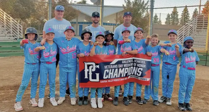 Youth baseball players training inside Better Baseball Training
